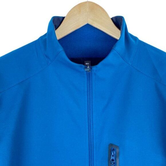 MEC MEN'S Blue Active by Nature Soft Shell Mock Neck Full Zip Vest US L - Picture 4 of 11
